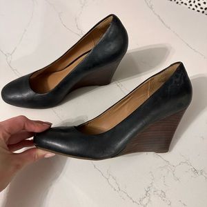 Lightly worn comfortable Clark wedge